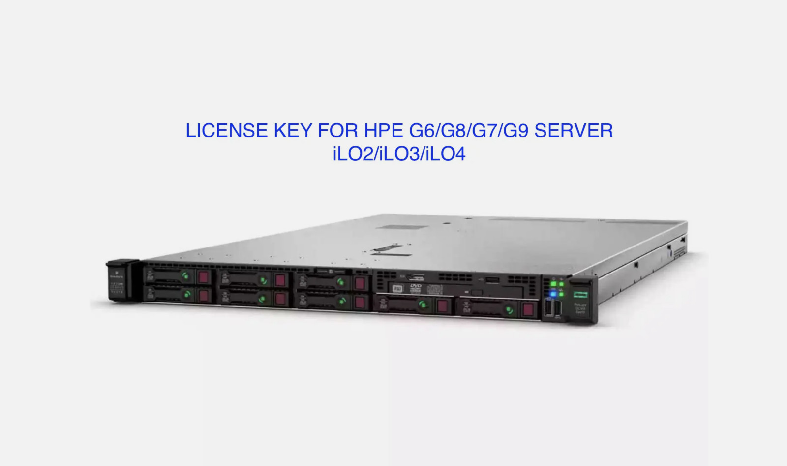 iLO 512485-B21 HP HPE 2/3/4 Advanced Lifetime License key fast shipping