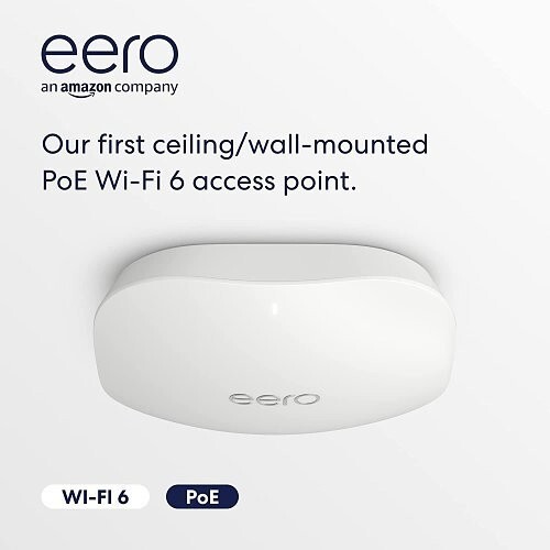 eero Dual-Band Wireless Access Point T011111 PoE 6 Ceiling/Wall Mounted