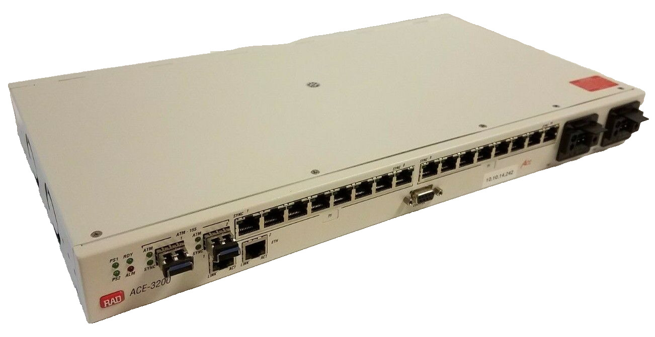RAD ACE-3200 Data Communications Cell Site Gateway 3550480000 AS-IS