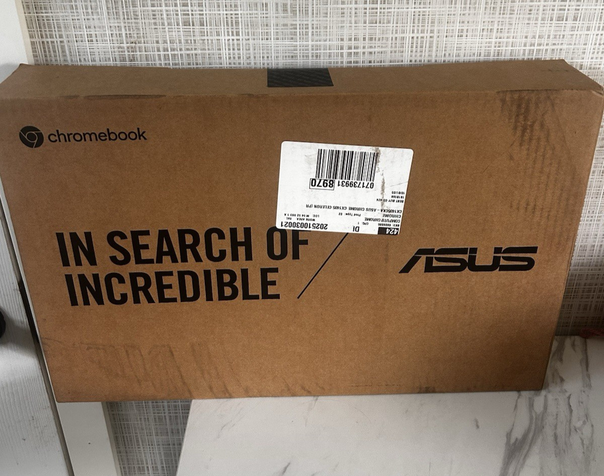 ASUS Chromebook CX1405CKA-CL464 Misty Grey New Sealed Box Chrome Book 14" Screen