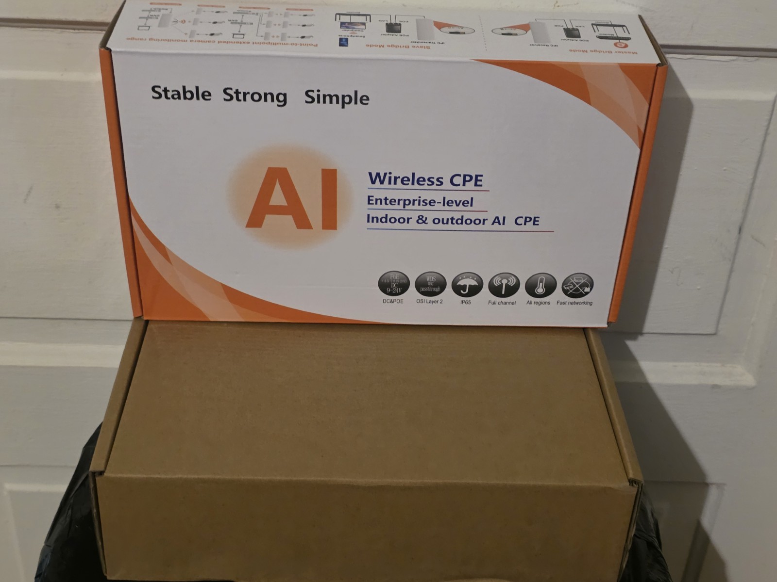 AI Wireless CPE Smart Wireless Bridge for Indoor Outdoor Enterprise-Level CPE966