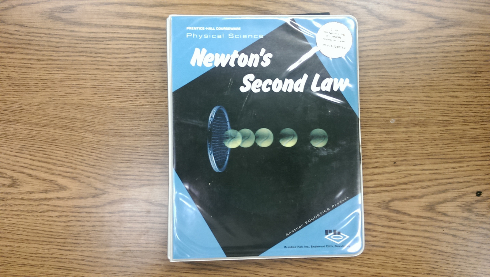 Rare Antique Prentice Hall Physical Newton's Second Law Software for Apple II 