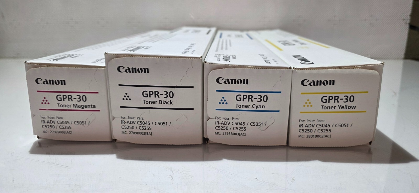 BRAND NEW FACTORY SEALED CANON GPR-30 TONER CARTRIDGE BCYM *QTY