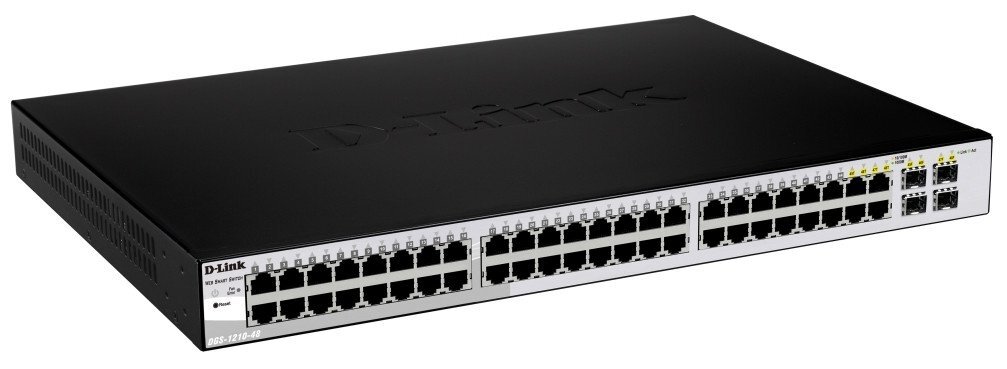 D-Link DGS-1210-48 48-Port Gigabit Smart Switch with 4 Combo SFP Ports