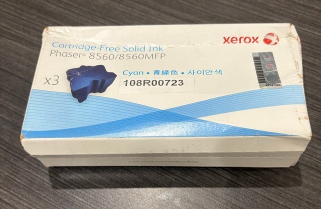 Genuine Xerox Phaser 8560/8560MFP Cyan Solid Ink 108R00723