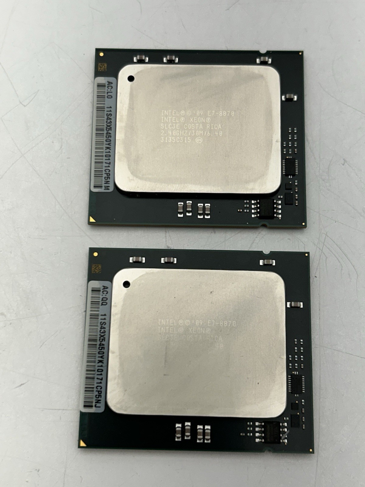 LOT OF 2 Intel Xeon E7-8870 2.40GHz 30MB LGA1567 SLC3E 10-Core CPU Processor