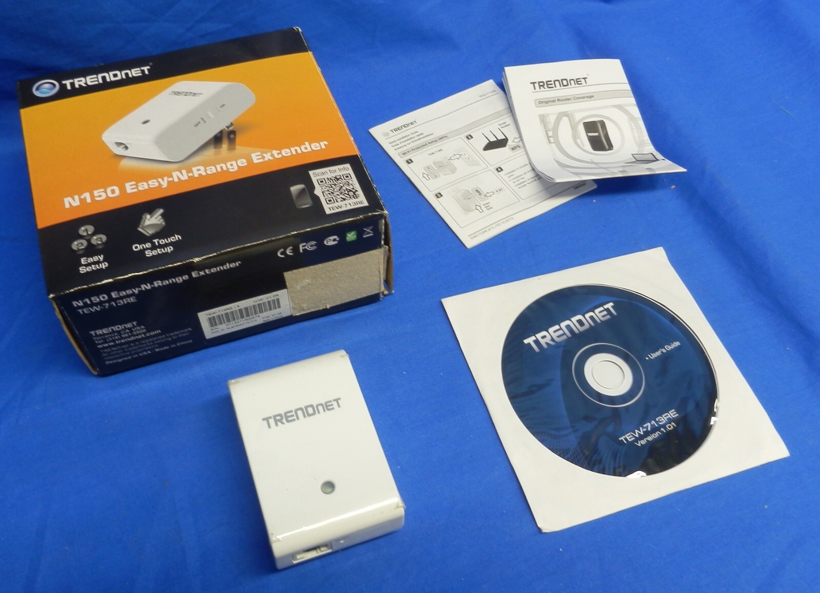 TrendNet N150 Easy-N-Range Extender Model TEW-713RE