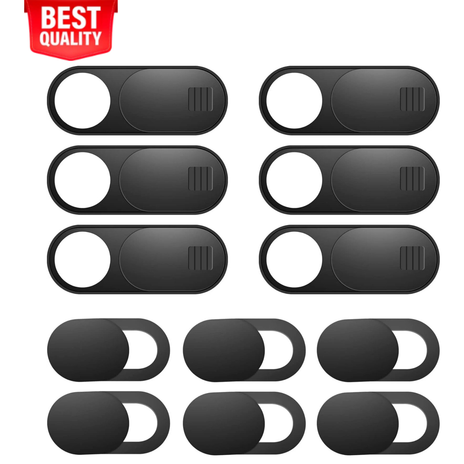 Laptop Camera Cover Slide, 12 Pack Webcam Cover, Phone Camera Cover, Ultra-Thin