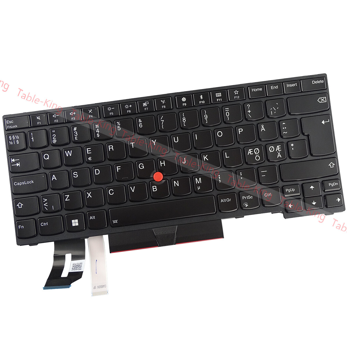 Nordic Backlit Laptop Keyboard for Lenovo Thinkpad E495 20NE