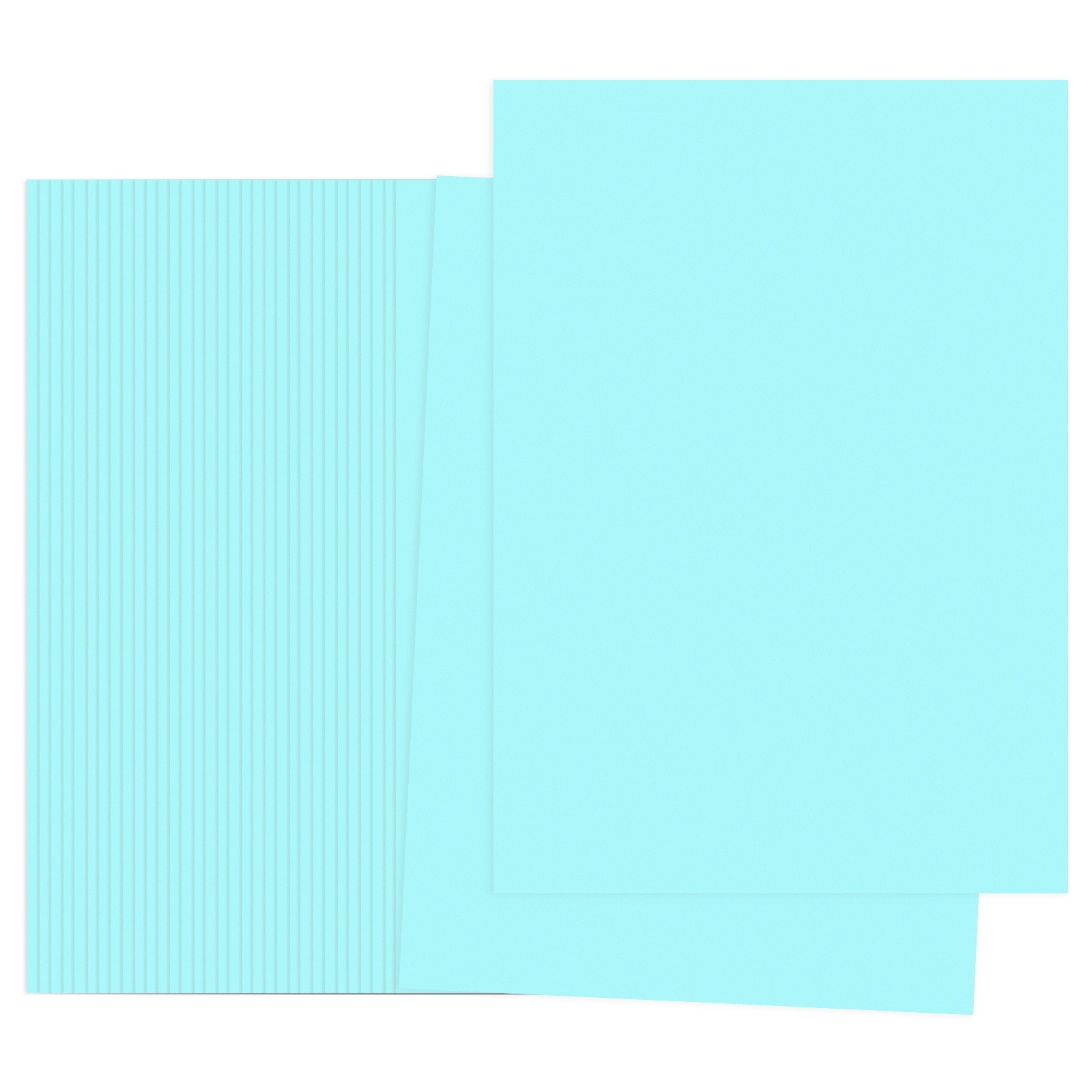 Light Blue Color Copy Paper 100 Sheets 8.3x5.9" A5 70gsm