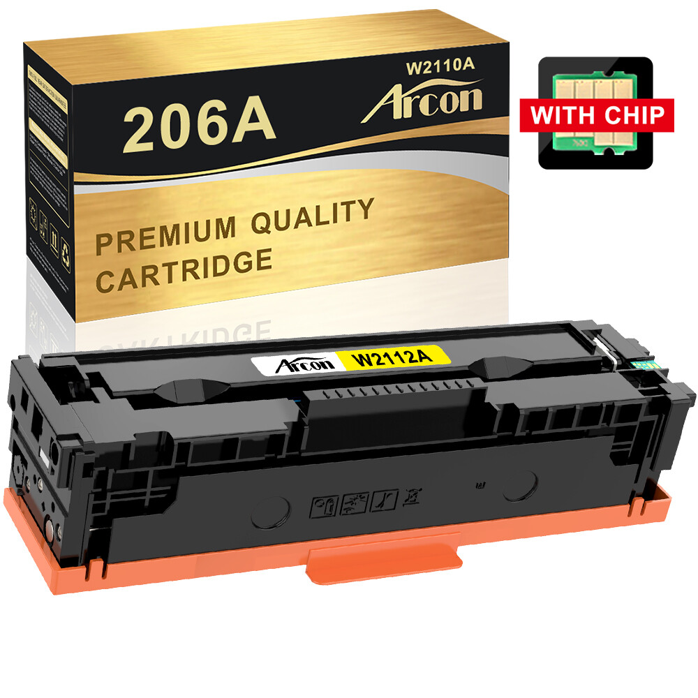 WITH CHIP W2110A For HP 206A Toner Black Color LaserJet Pro M283fdw M283cdw M282