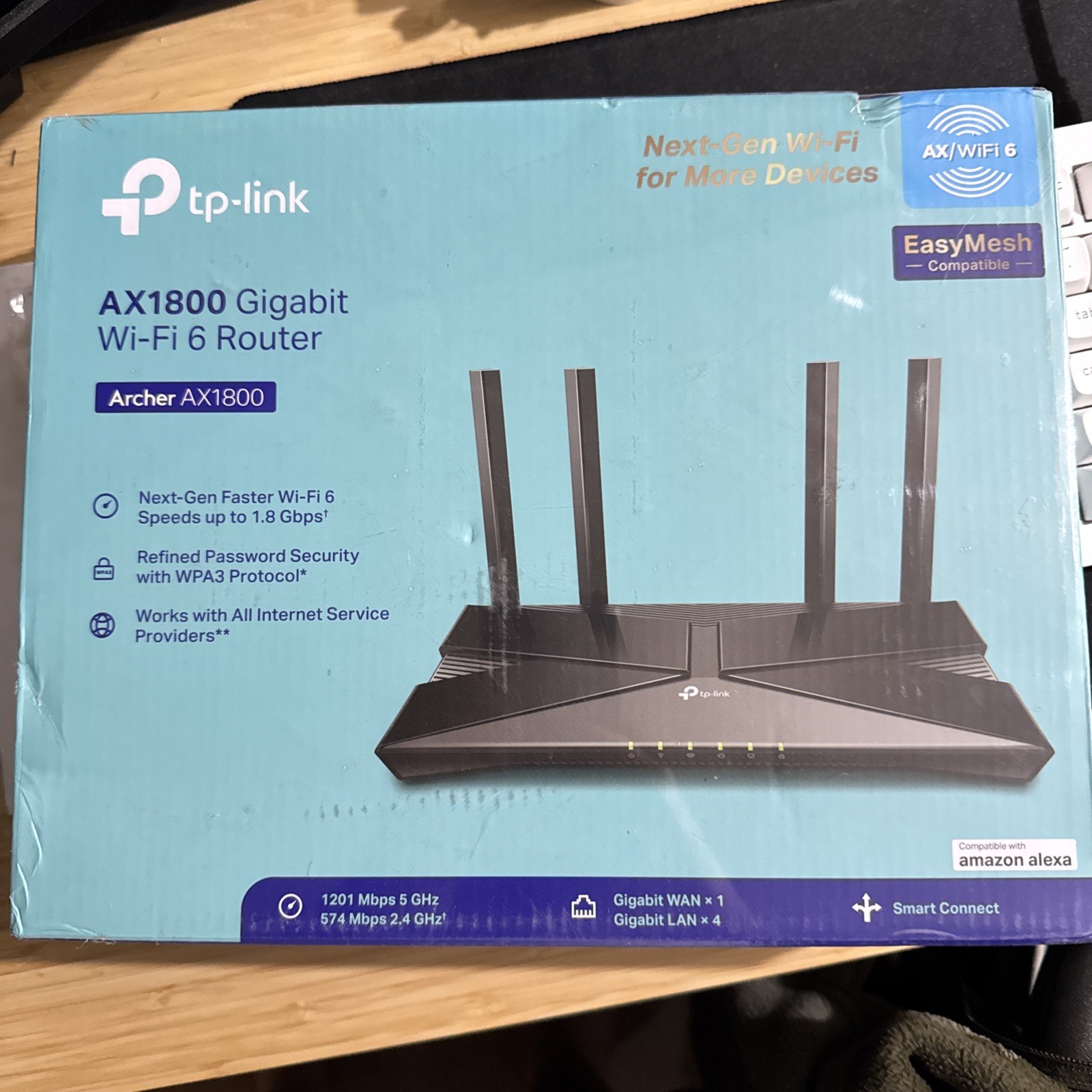 TP-LINK Archer AX1800 1201Mbps 4 Port 574Mbps Wireless Router (AX1800 )