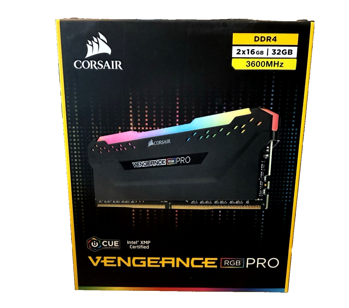 Corsair Vengeance RGB Pro 32GB (2x16GB) RAM DDR4 3600MHz. NIB. FAST SHIPPING