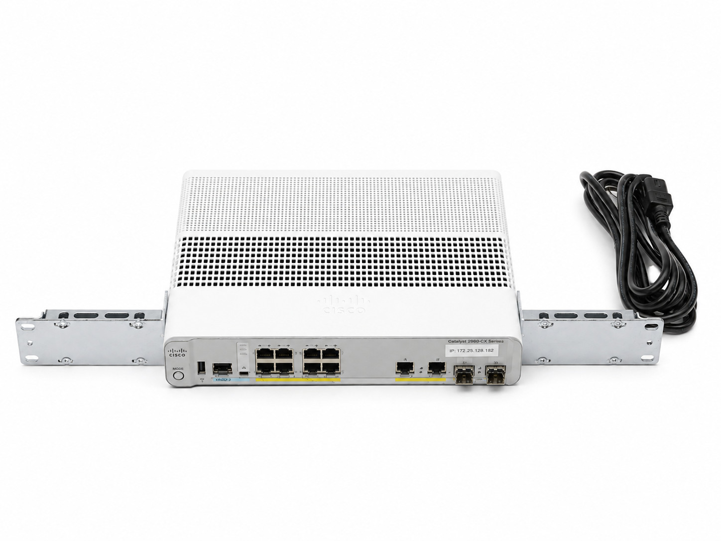 Cisco Catalyst WS-C2960CX-8TC-L-V04 8-Port Gbit Managed Switch inc Rack Kit