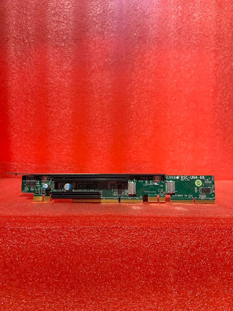Supermicro RSC-UN4-68 1U LHS 1xPCI-E x8 Signal - 1XPCI-E x16 Output Riser Card