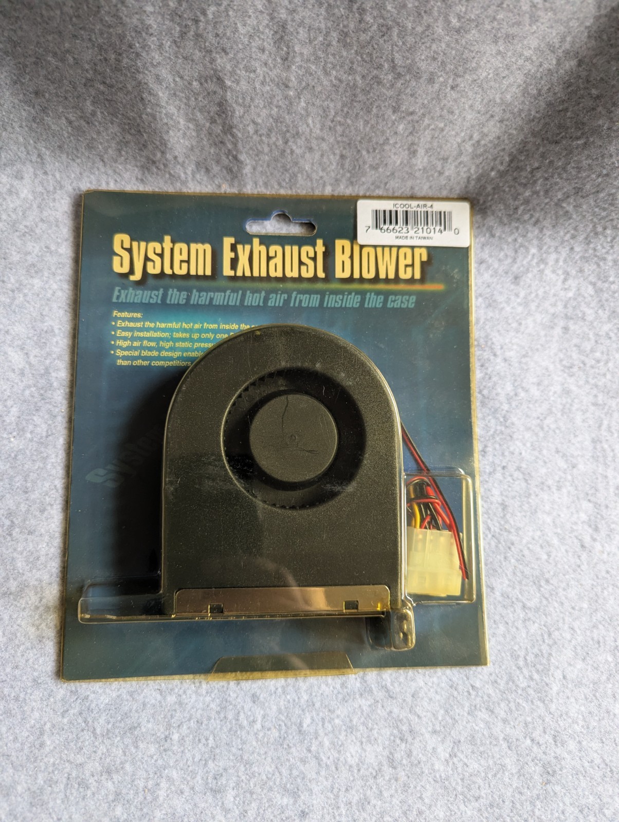 Manhattan ICool-Air-4 Slot Mounted PC System Exhaust Cooler Blower