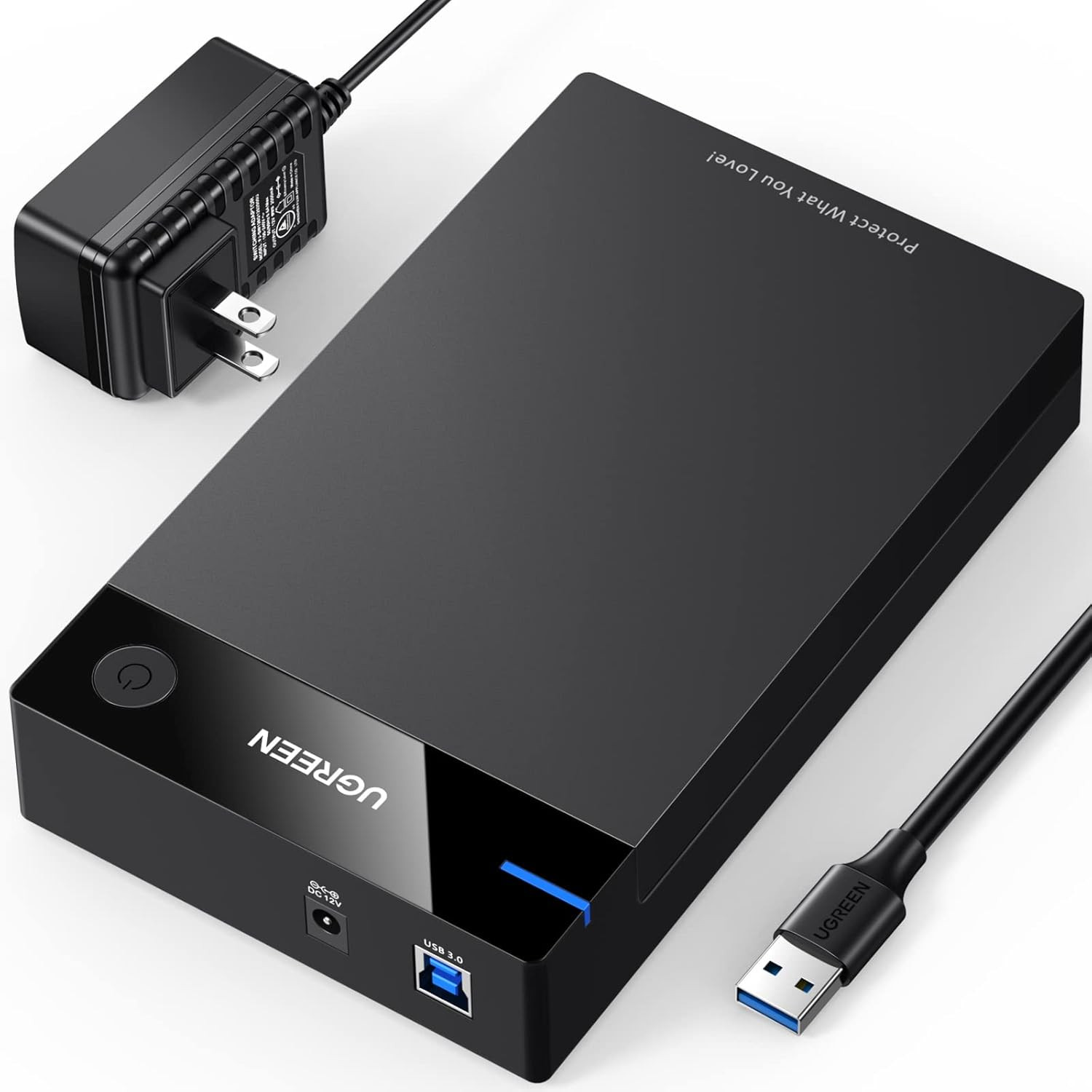 UGREEN 3.5" HDD SSD Enclosure USB 3.0 SATA External Drive Case 20TB