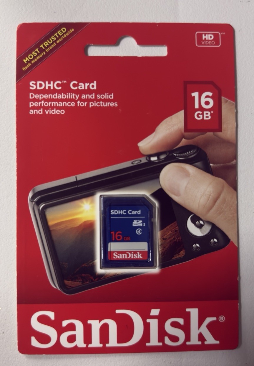 SanDisk 16GB Standard SD (SDHC) Card Class 4 SDSDB-016G-A46C