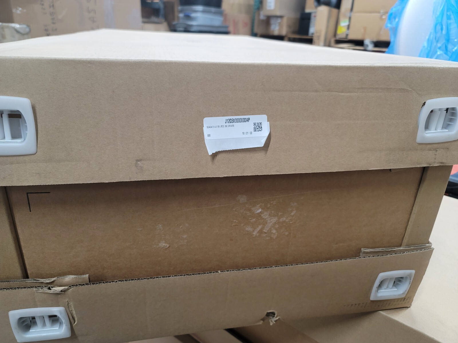 Seagate Exos E 4U106 J12C6XA14800DA Storage Enclosure Unit No Drives NOB