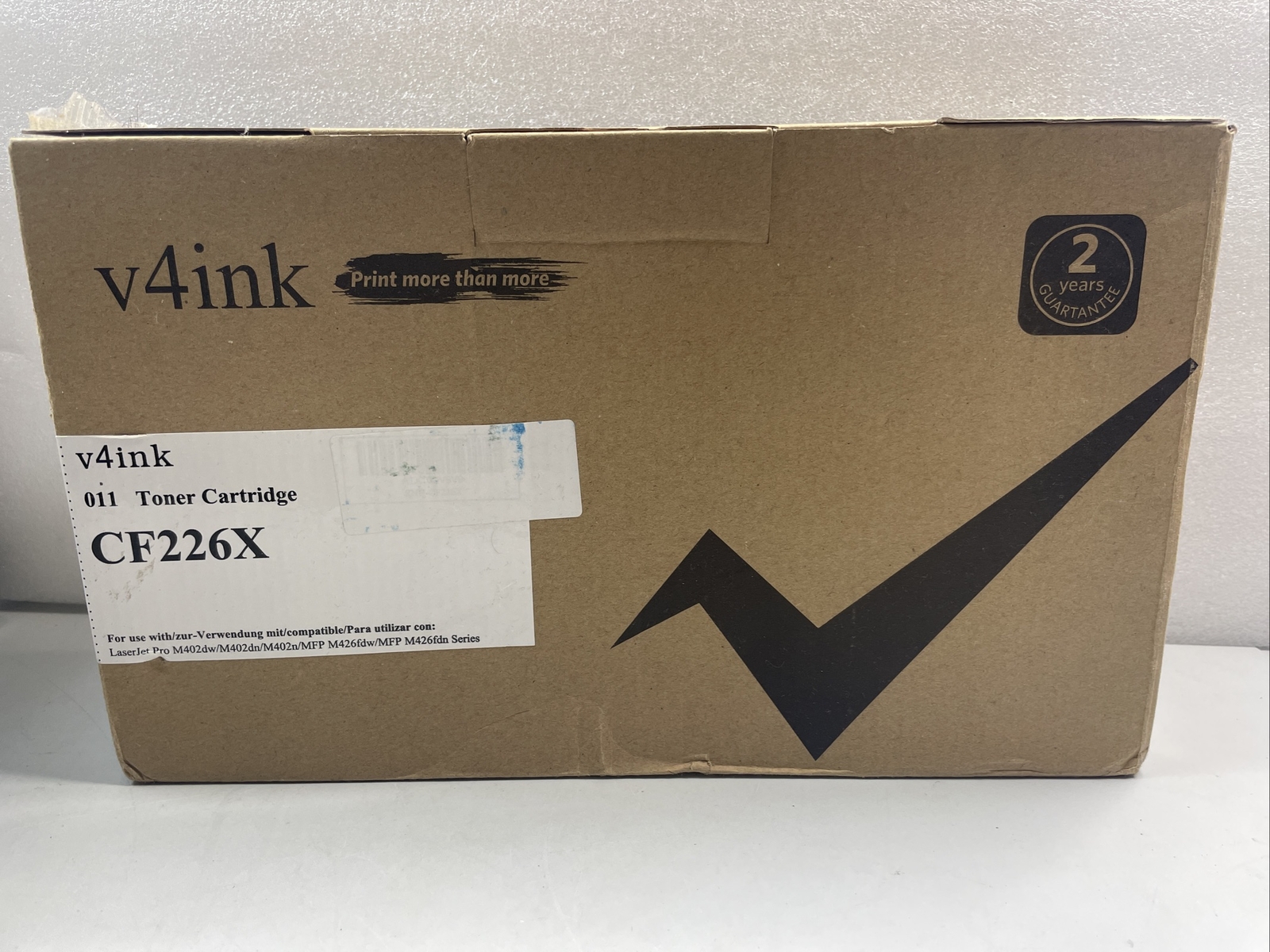 2Pack-V4INK Compatible 26X Toner Cartridge Replacement for HP 26X CF226X 26A