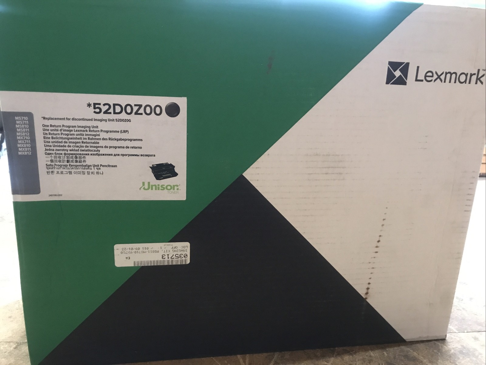 NEW Lexmark 520Z (52D0Z00) Imaging Drum Unit - Factory Sealed