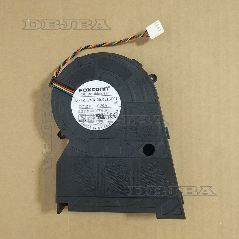 Cpu cooling Fan For FOXCONN PVB120J12H-P01 12V 0.80A 4Pin For Dell OptiPlex 5060
