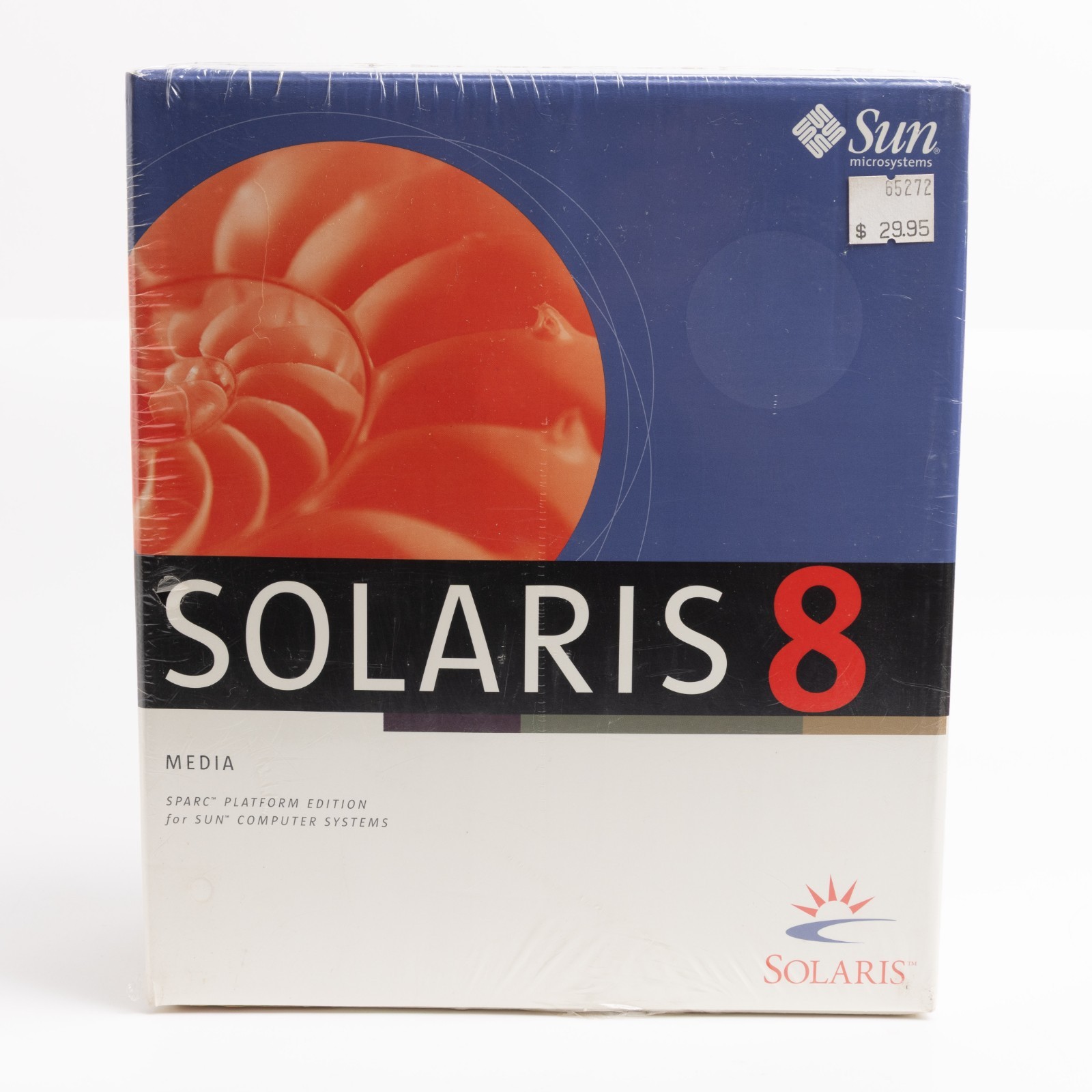 Sun Microsystems Solaris 8 Media SPARC Platform Edition Sealed Year 2000 Safe