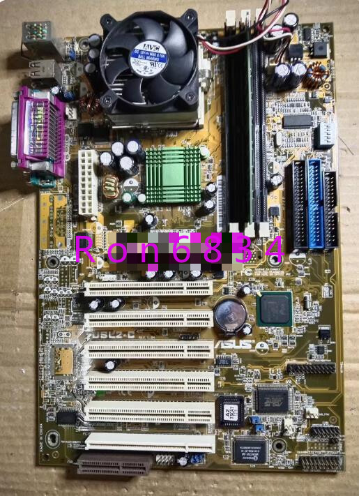 1pc used  Asus TUSL2-C REV.1.04 motherboard
