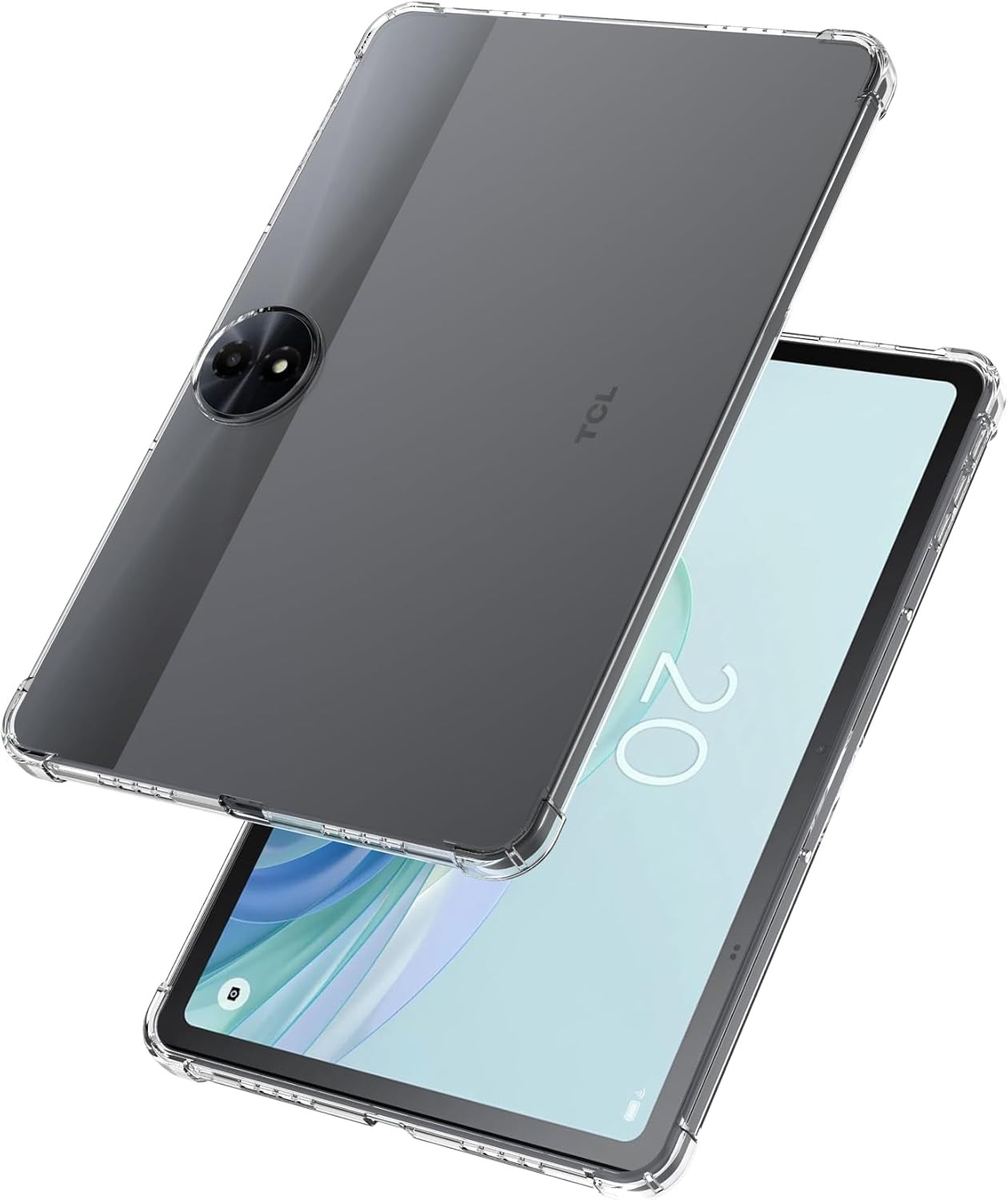Case for 11" TCL NXTPAPER 11 Gen 2 Tablet, Shockproof Clear Soft TPU Cover