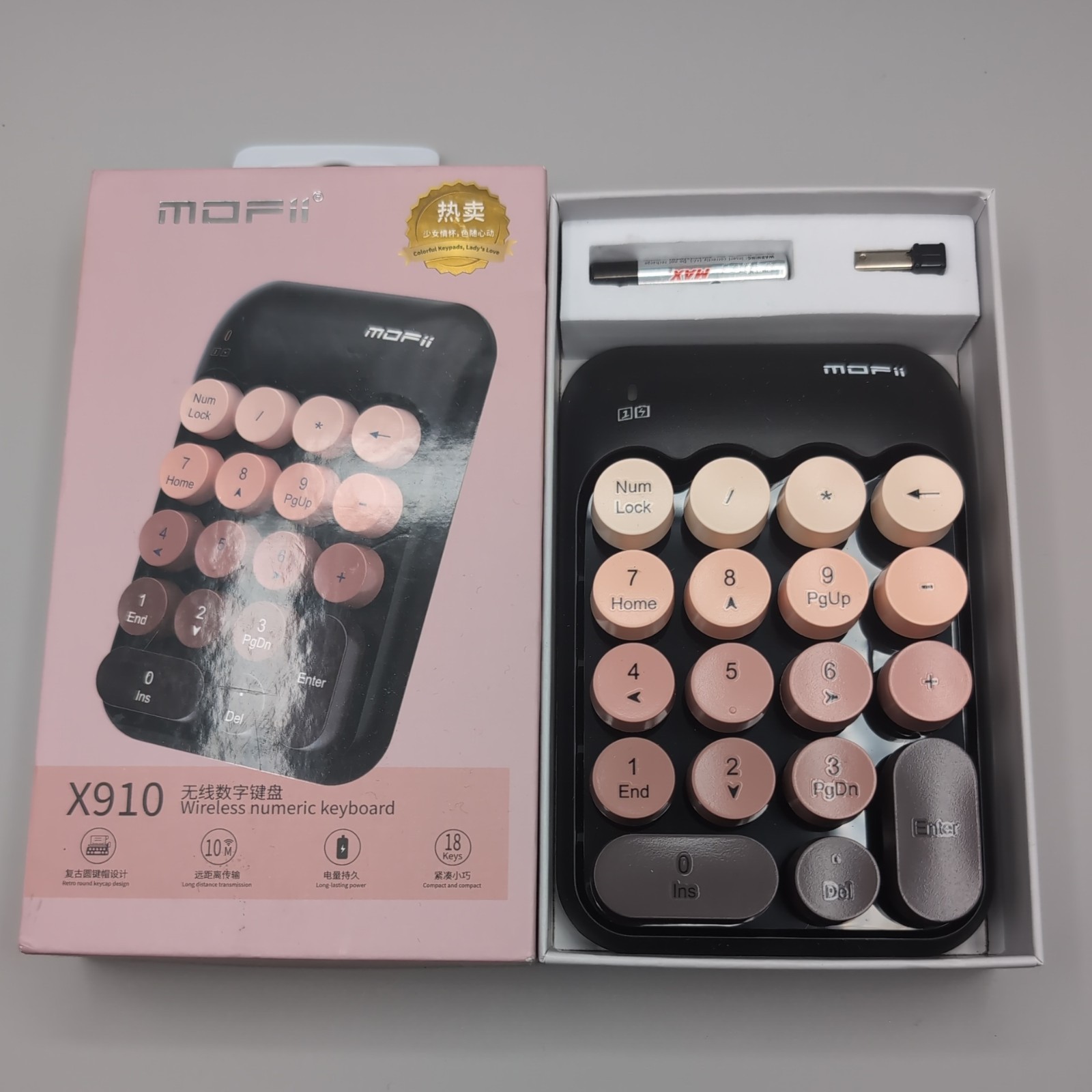 MOFII X910 Wireless Numeric Keyboard / numeric keyboard calculator  