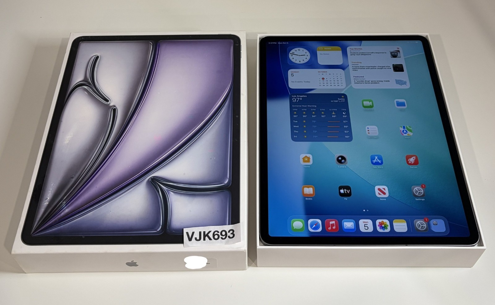2024 Apple iPad Air 13" (M2) WIFI + Cellular (Unlocked) 128GB Space Grey A2899