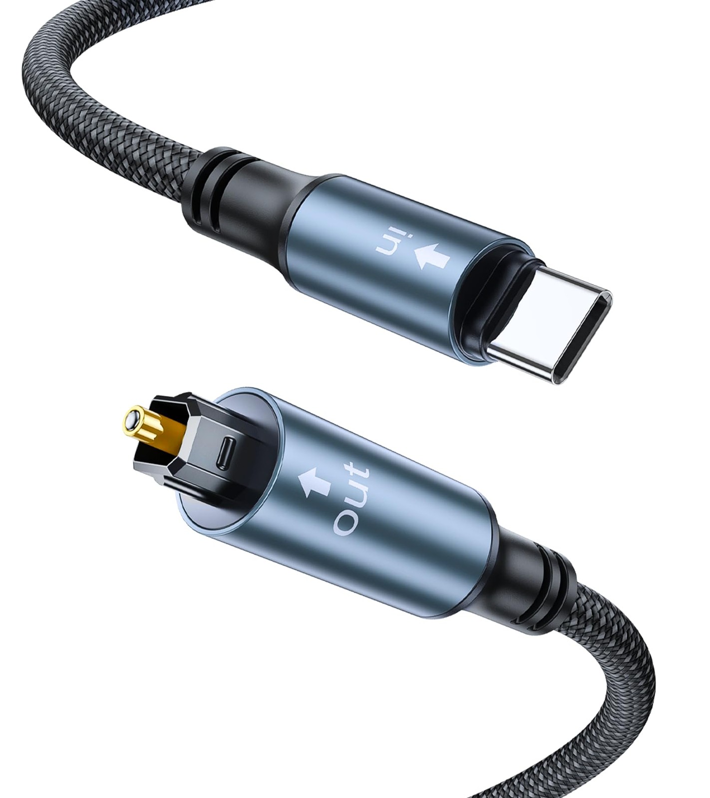 USB C to TOSLINK Optical Audio Cable 5 FT Unidirectional