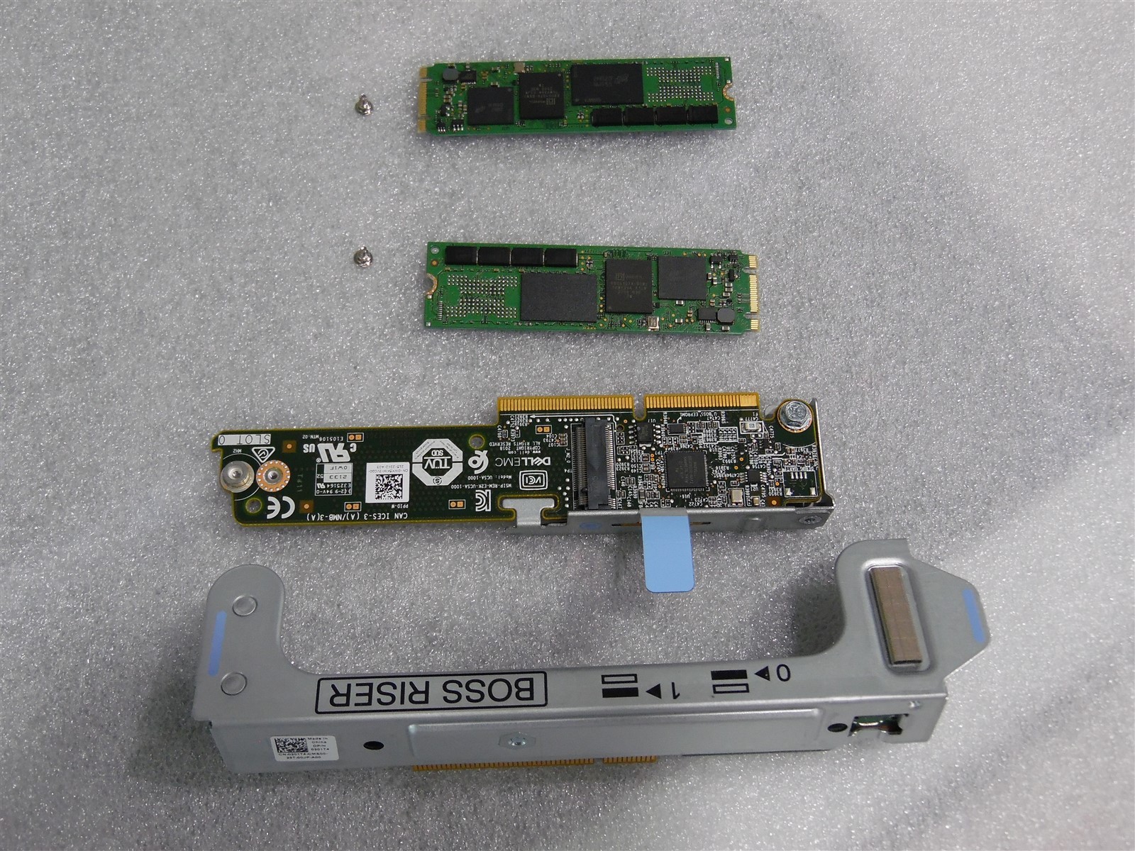 DELL EMC POWEREDGE SERVER R450 R650XS BOSS DUAL M.2 ADAPTER 480GB KIT 7RKD7