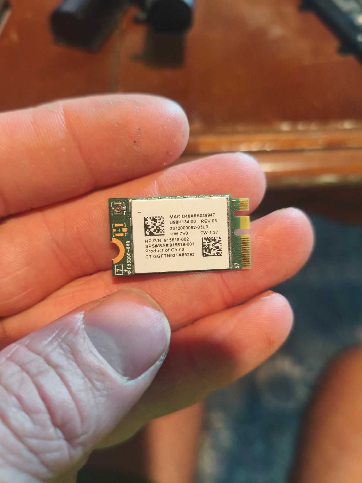 HP P/N 915618-002, SPS 915619-001, a Realtek-type module