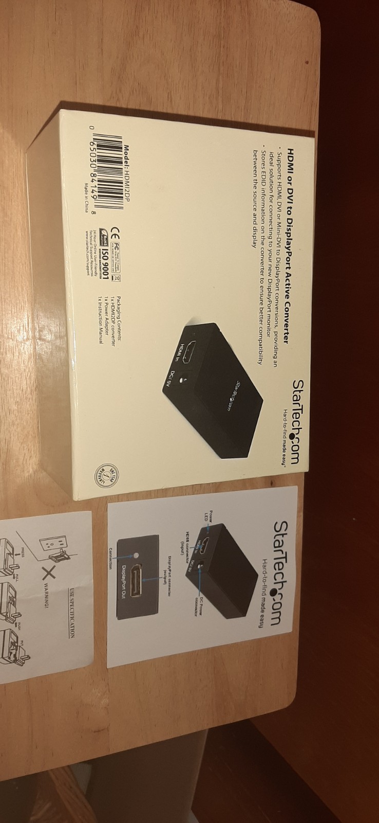 StarTech HDMI or DVI to DisplayPort Active Converter  HDMI2DP