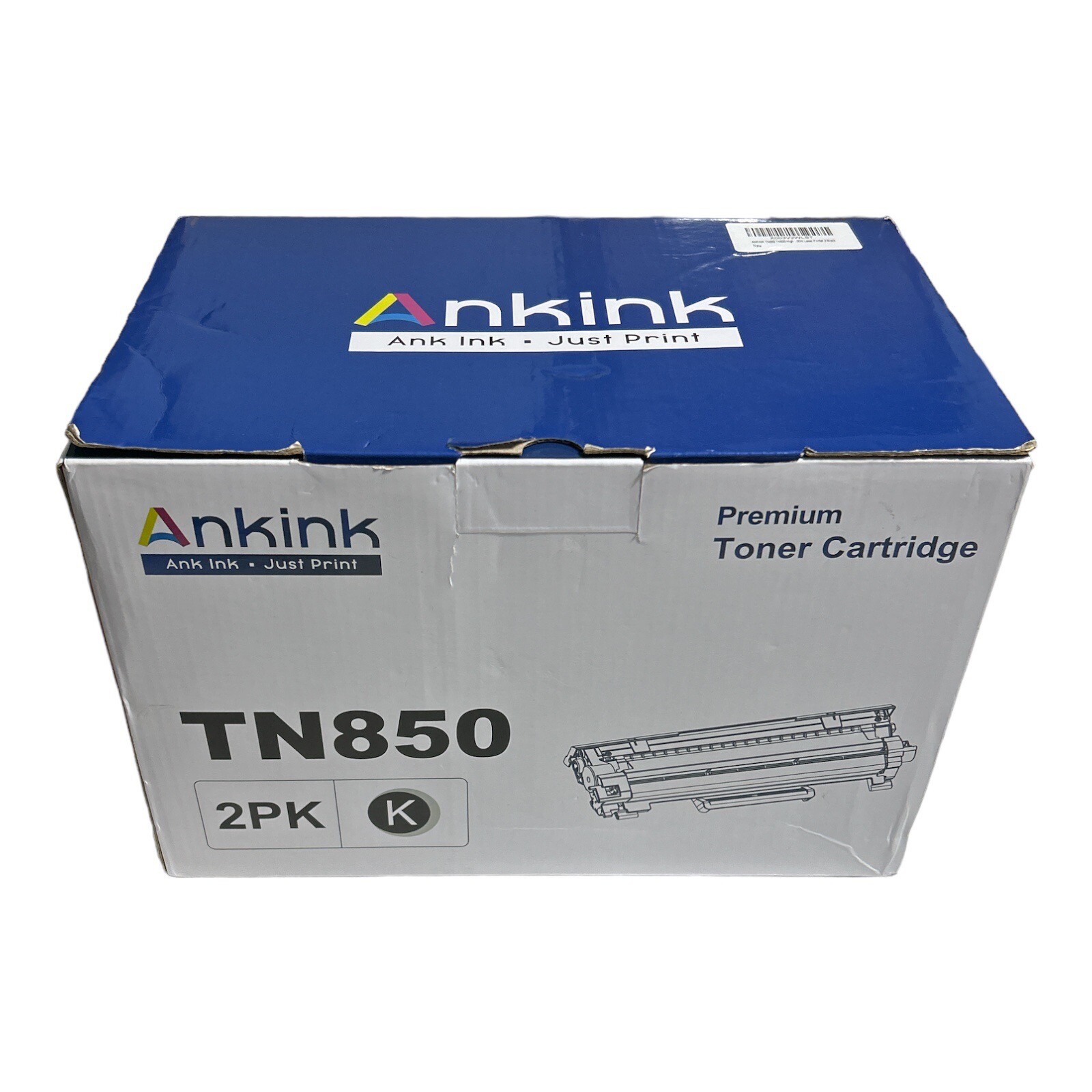 2 Pack Ankink Premium Toner Cartridge TN850 Compatible With Brother Series Black