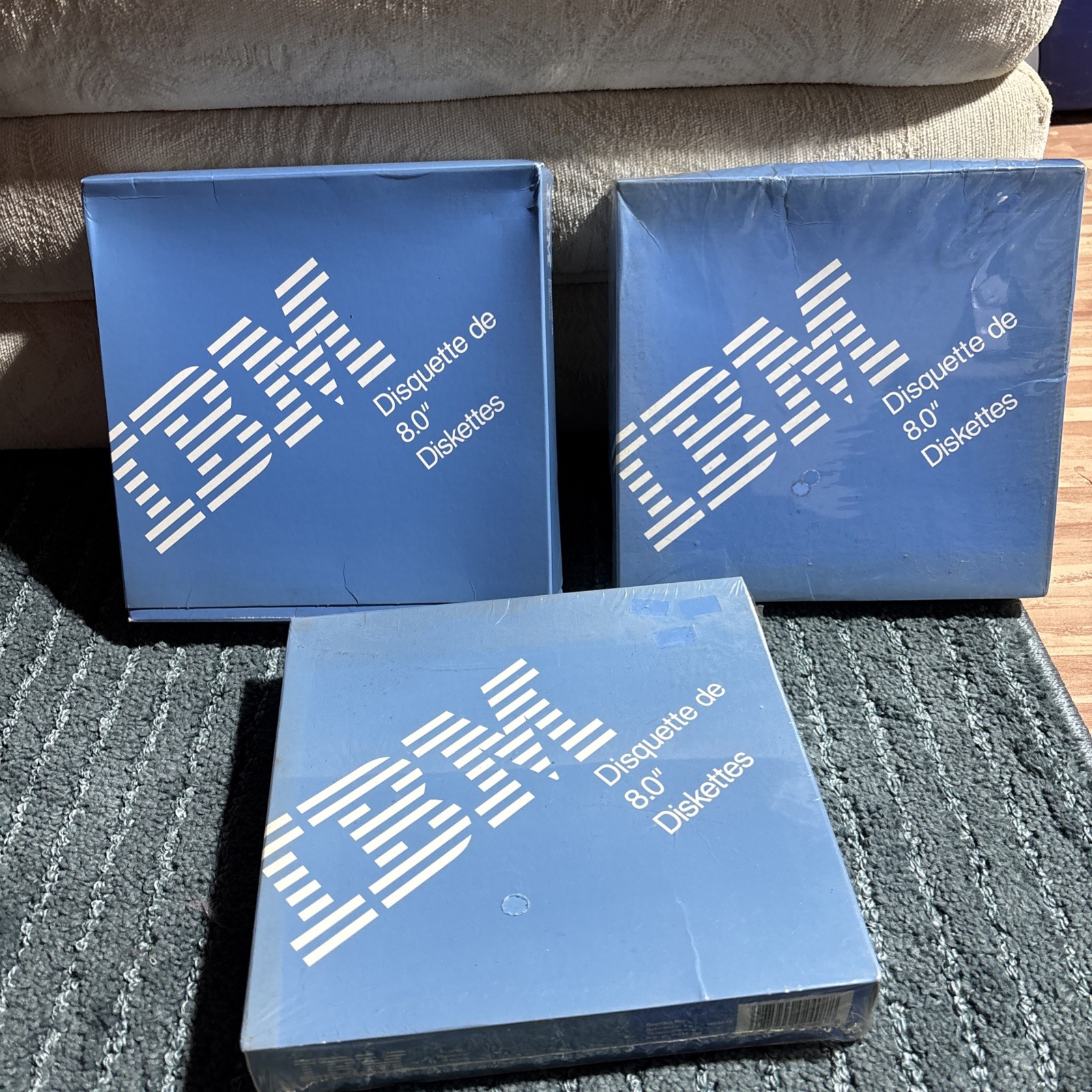 VERY RARE VINTAGE IBM 8" COMPUTER  DISKETTES DISPLAYWRITER 2D Box Of 30 Sealed