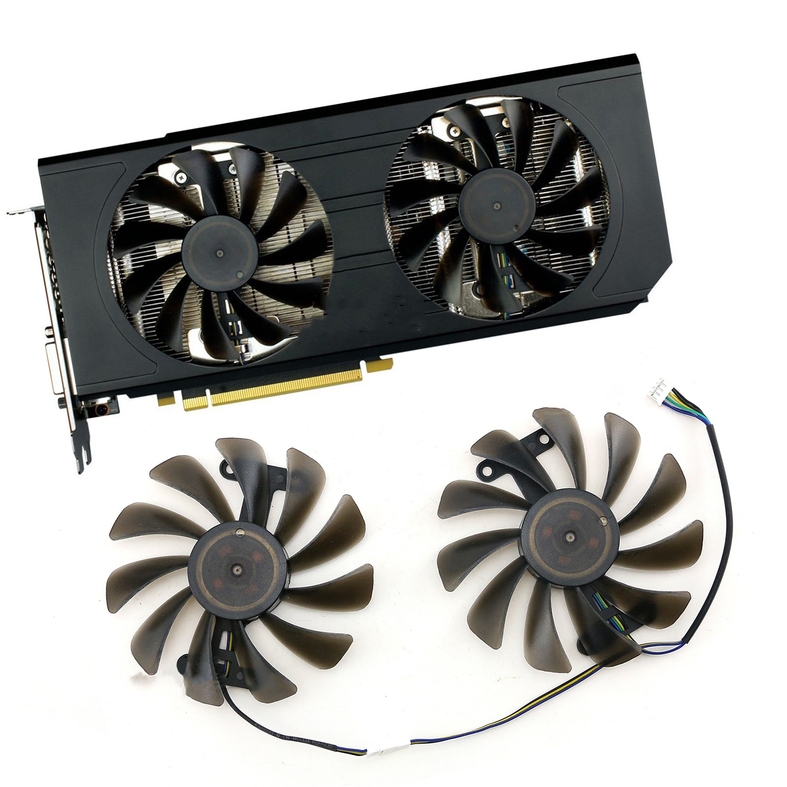 Graphics Card Cooling Fan for ELSA GeForce GTX1080 1070 8GB GLADIAC Spare Part
