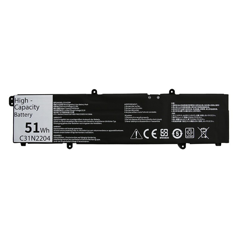 C31N2204 4500mAh /52Wh 11.55V Laptop Battery For ASUS Vivobook Go 14 E1404/FA/GA