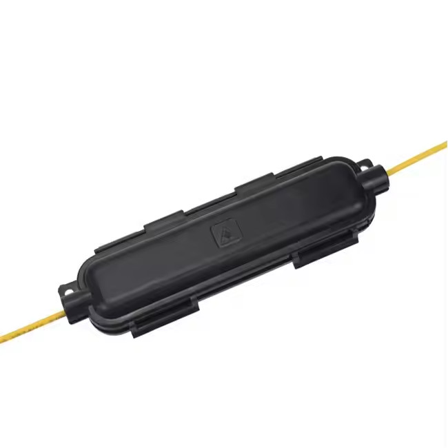 10pcs Fiber Optic Drop Cable Protection Box SC Adapter FTTH Fiber Heat Shrink Tu