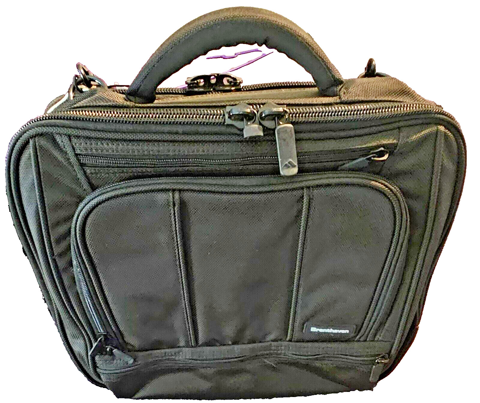 BRENTHAVEN  Convertible SC XF  Laptop Bag/Backpack  5 Compartments Black 15x13x5