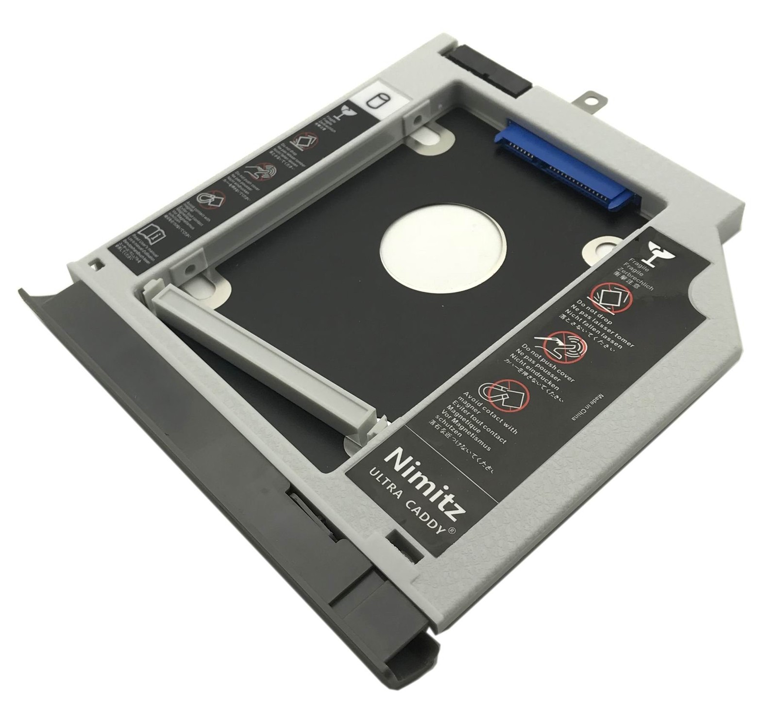 2nd HDD SSD Hard Drive Caddy with Lenovo Ideapad 320 520 330 with Gray Bezel/...