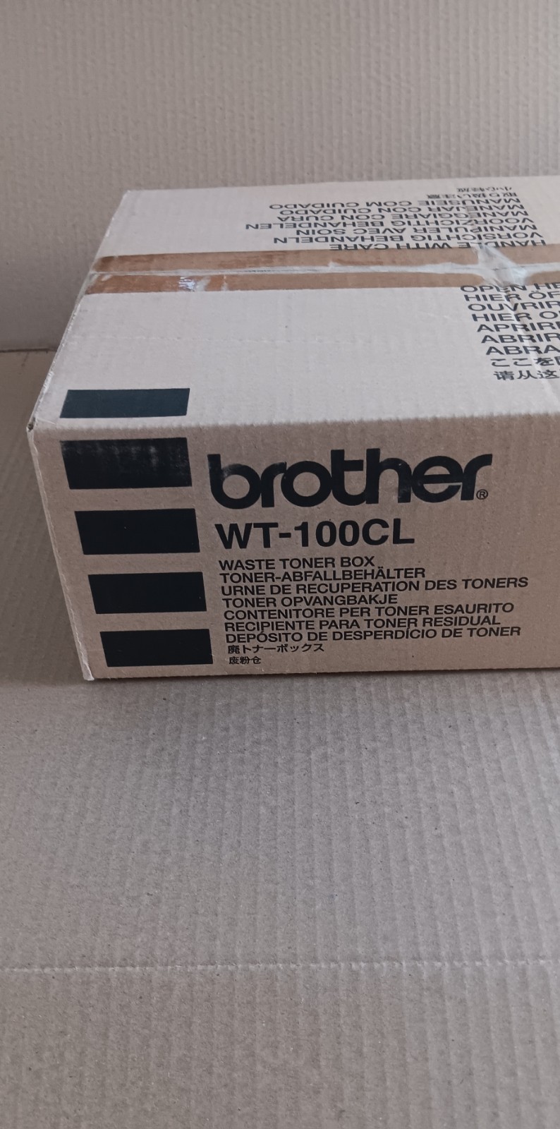 New Brother WT-100CL Waste Toner Box Sealed 