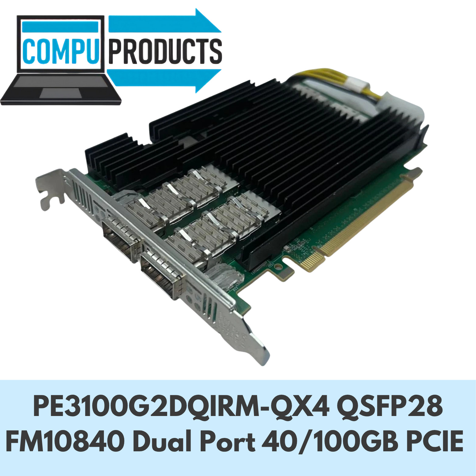Silicom PE3100G2DQIRM-QX4 QSFP28 FM10840 Dual Port 40/100GB PCIE
