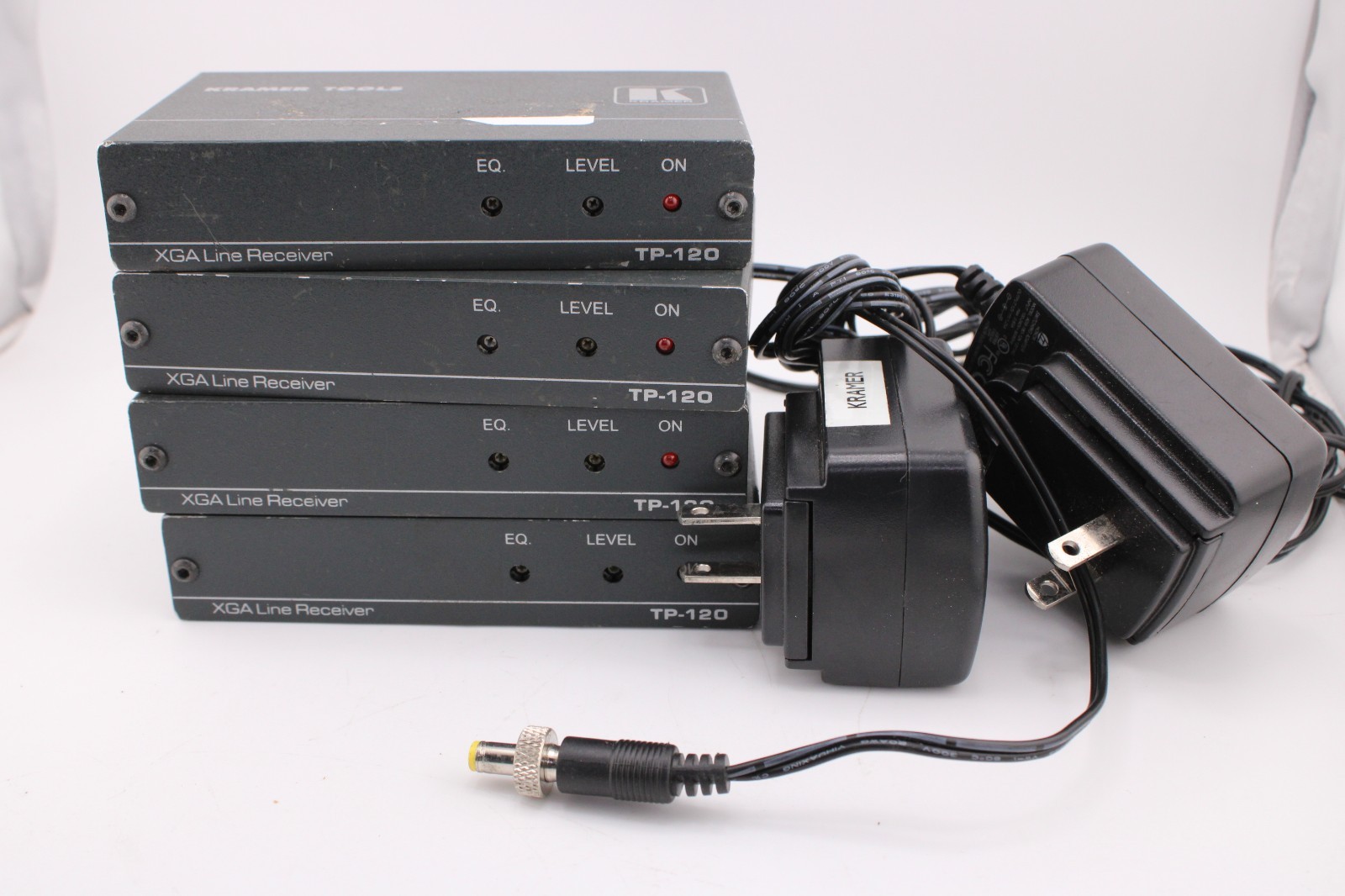 Lot of 2 Kramer Tools TP-120 XGA Line Receiver w/ ONE (1) power supply per pair