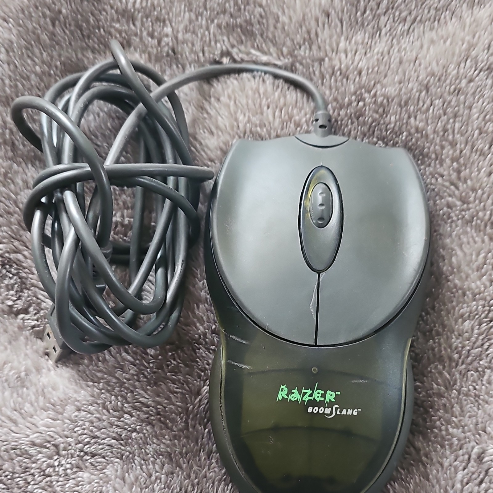 Razer Boomslang 2000 Wired Mechanical Mouse, 3 Buttons, Black/Green, KRZ2000-3