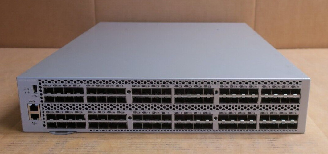 HP SN6500B Brocade 6520 96-Port SFP 16Gb FC Switch C8R45A (72-Port Active)