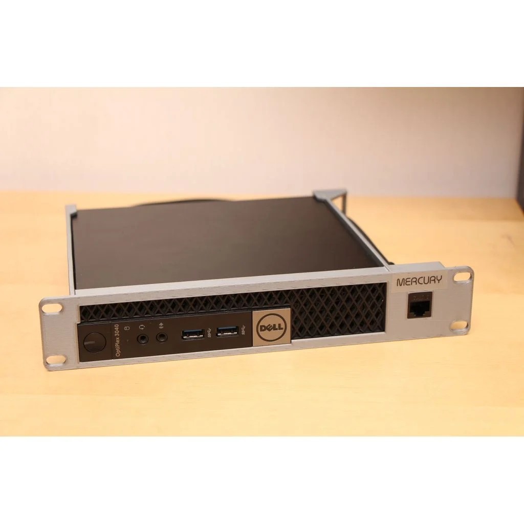 10" Inch Rack Mount for Dell OptiPlex Series (3000, 5000, 7000 ect) w/ Keystone
