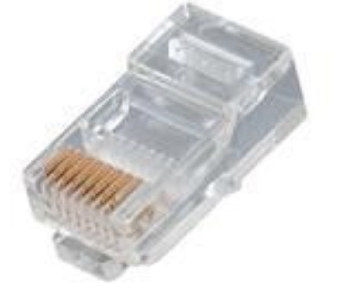 RJ45 (8C8P) CAT3/CAT5E Round Solid/Stranded ModularUnshielded - 100 Pack $15.00