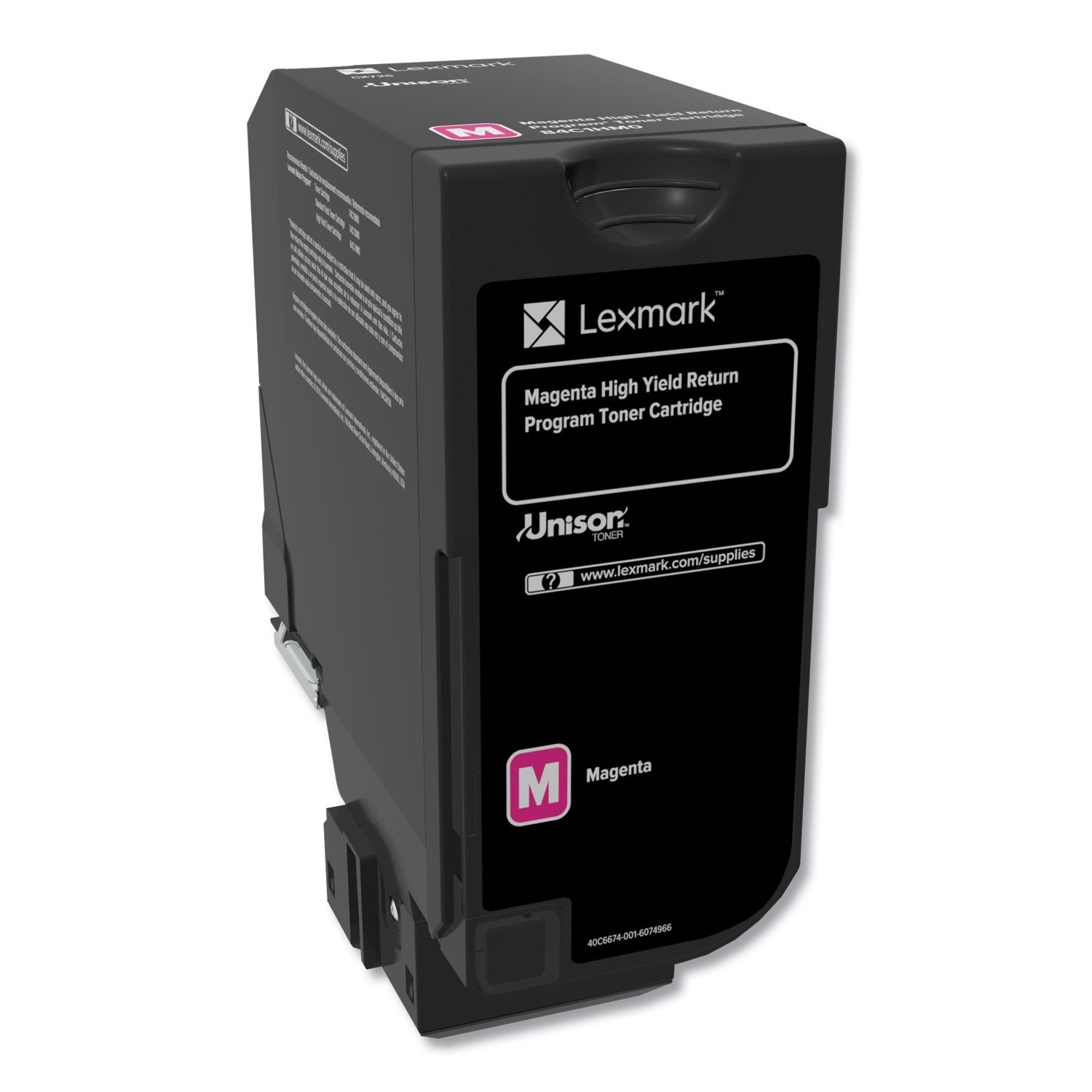Lexmark 84C1HM0 (CX725) Return Program High-Yield Toner, Magenta